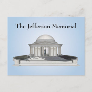 Postal Cartão postal: Memorial Jefferson