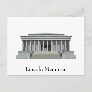 Postal Cartão postal: Memorial Lincoln: Washington DC