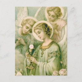 Postal Cartão Postal: Minha Alma Prende O Véu