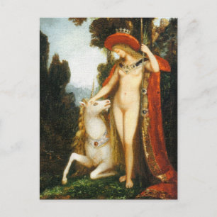 Postal Cartão Postal:  O Unicórnio