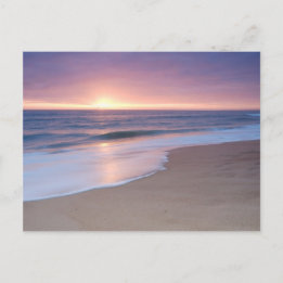 Postal Cartão Postal: Ondas Calmas da Praia. Algarve Port