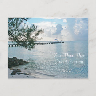 POSTAL CARTÃO POSTAL, "RUM POINT PIER, GRAND CAYMAN"