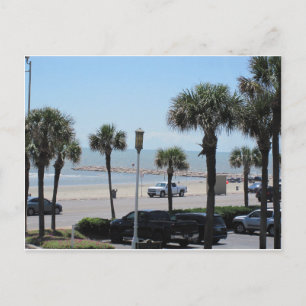 Postal Cartão postal: Seawall Boulevard - Galveston, Texa