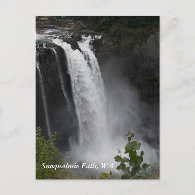 Postal Cartão postal: Snoqualmie Falls, WA (Frente)
