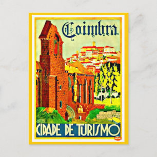 Postal Cartão Postal-Viagens Antigas-Coimbra