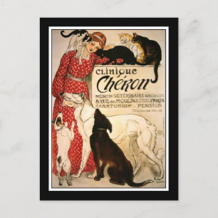 Postal Cartão postal: Vintage Steinlen "Clinique Cheron"