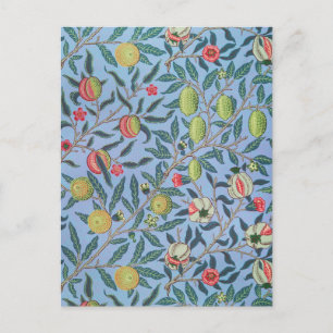POSTAL CARTÃO POSTAL: WILLIAM MORRIS "POMEGRANATOS AZUIS"