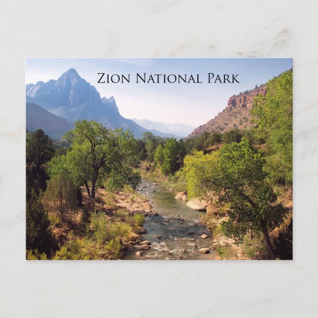 Postal Cartão Postal:  Zion National Park, Utah (Frente)