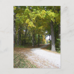 Postal cartão poste de queda