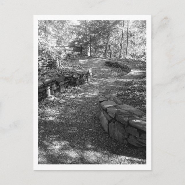 Postal Cartão preto e branco (Frente)