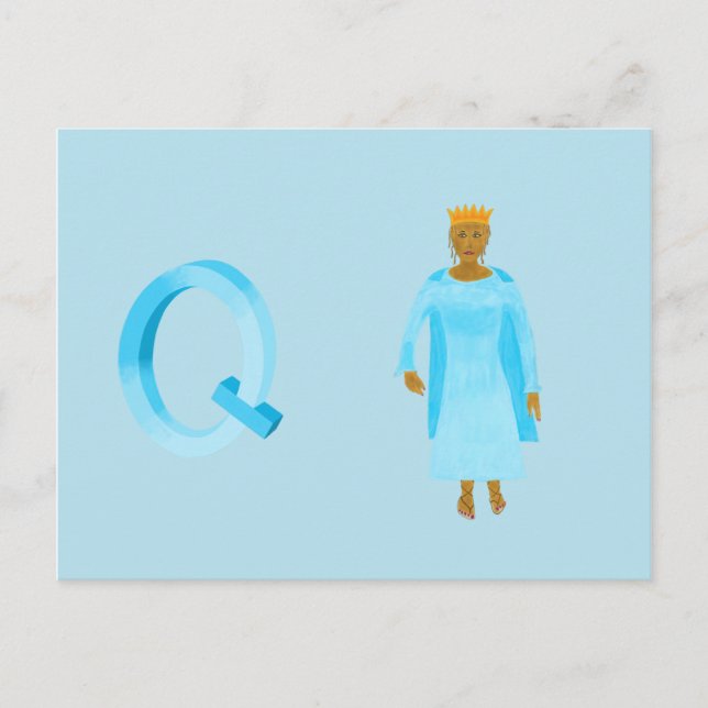 Postal Cartão Rainha (Frente)
