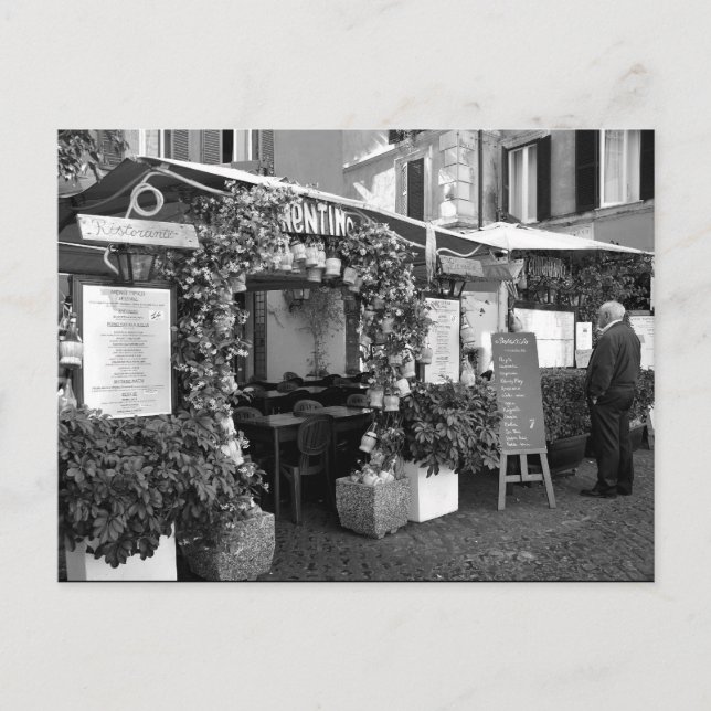 Postal Cartão romano de Ristorante (Frente)