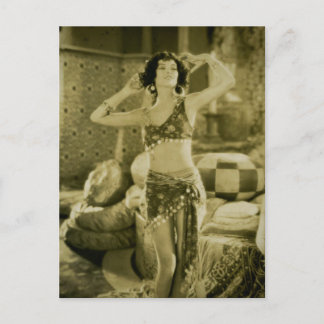 Postal Cartão Sterevoview de Beleza da Era do Filme Silen