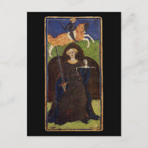 Postal Cartão Tarot de Justiça