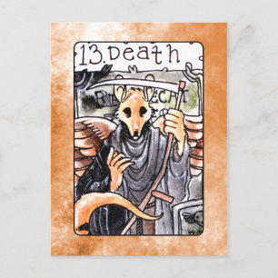 Postal Cartão Tarot de Morte