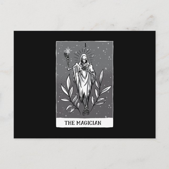 Postal Cartão Tarot Escuro (Frente)