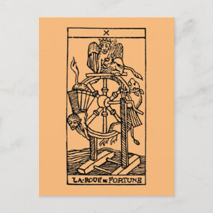 Postal Cartão Tarot: Fortuna