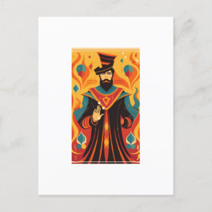 Postal Cartão Tarot Mágico