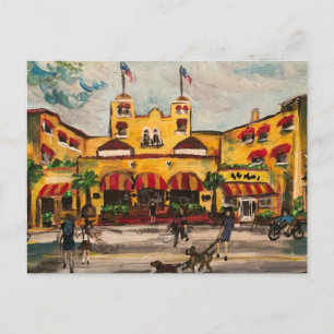Postal Cartão "The Colony Hotel em Delray Beach, Flórida"