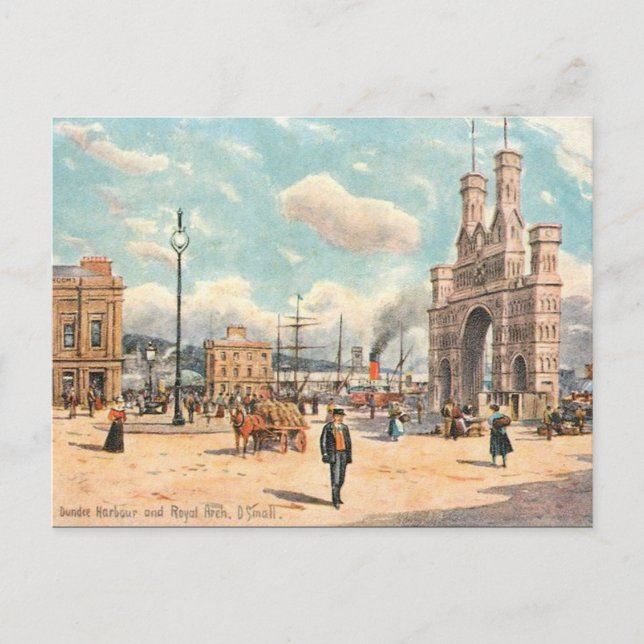 Postal Cartão velho - arco real, Dundee, Scotland (Frente)