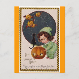 Postal cartão vintage-Little-fly-bombpkins-black-cat