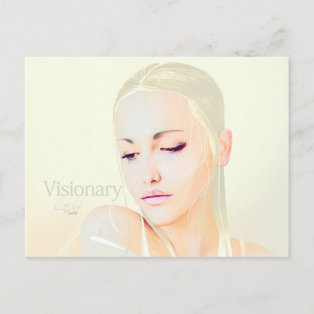 Postal Cartão visionário (Frente)