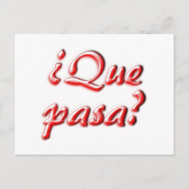 Postal cartão What's Up