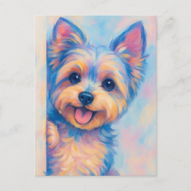 Postal Cartão Yorkie - Vazio (Frente)