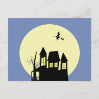 Casa Assombrada e Cartão da Bruxa Voadora