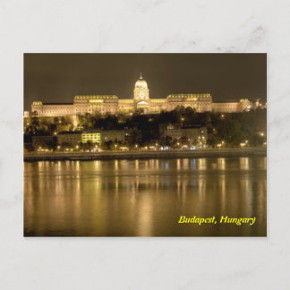 Postal castelo do buda cartão de budapest, Hungria