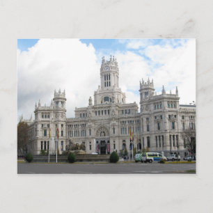 Postal Castelo em Madrid, cartão da espanha