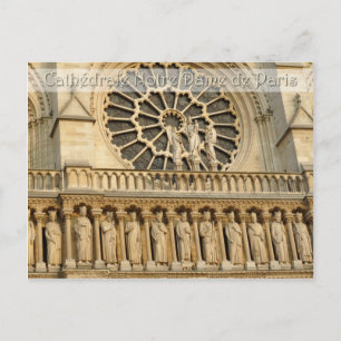 Postal Catedral de Notre-Dame - Paris, cartão