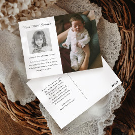 Postal Celebração do Serviço Memorial do Cartão com fotos