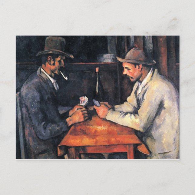 Postal Cezanne - Os Jogadores De Cartão (2) (Frente)