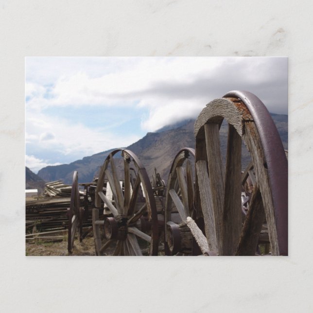 Postal Cidade de Olde em Cody, cartão de WY (Frente)