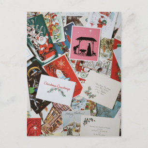 Postal Colagem de Cartão de Natal