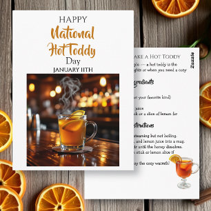 Postal Como Fazer um Cartão de Receita de Hot Toddy