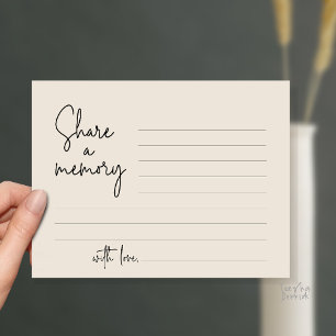 Postal Compartilhe uma memória Cartão de serviço funerári