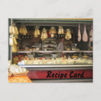 Conjunto de presentes de cartão de receita - Queij