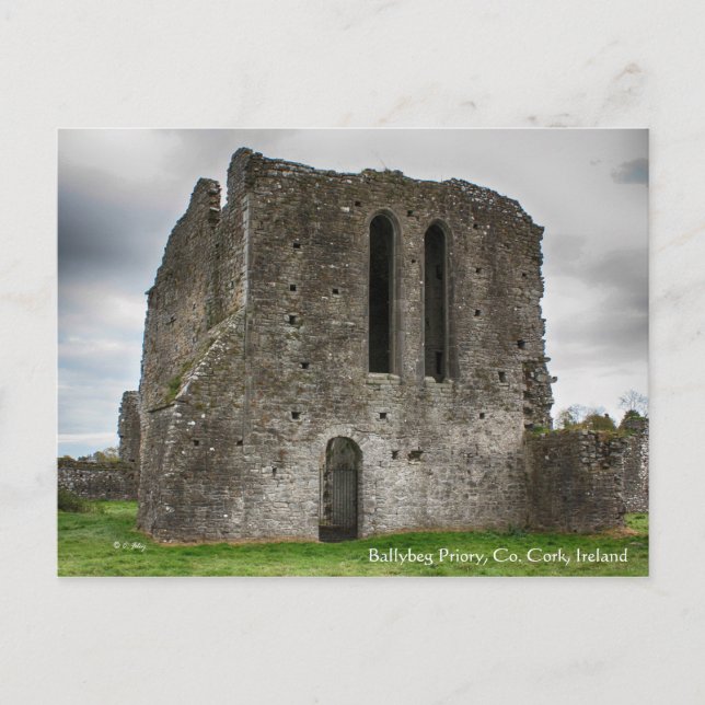 Postal Convento de Ballybeg, cartão de Ireland (Frente)