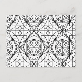 Postal Cor de vitral no seu cartão