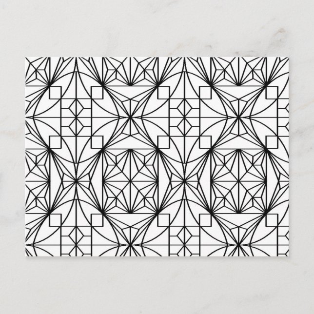 Postal Cor de vitral no seu cartão (Frente)