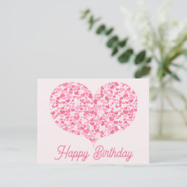 Postal Coração dos Corações | Cartão de Aniversário