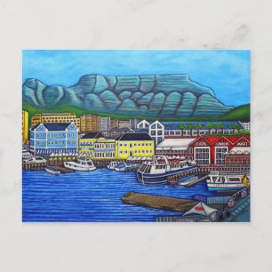 Postal Cores do Cartão de Posto Cidade do Cabo