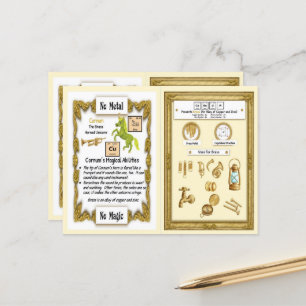 Postal Cornum - Cartão de Jogo Brass Horn Unicorn