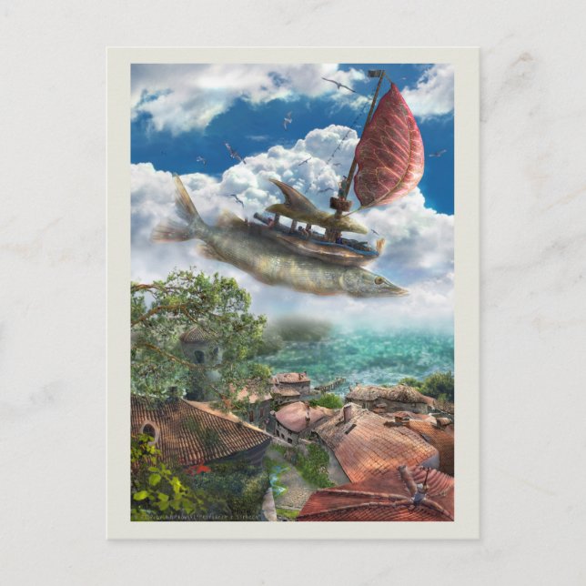 Postal Corsários de Sirroco - cartão (Frente)