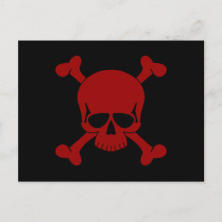 Postal Crânio & cartão dos Crossbones