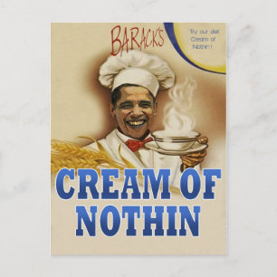 Postal Creme de Barack de Sem Cartão