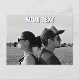 Postal crie a sua própria fotografia e o seu cartão posta