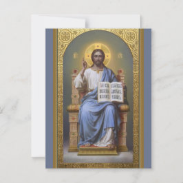 Postal Cristo O Mestre / Cartão de Páscoa Todo-Poderoso